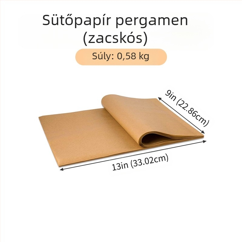 Határokon átnyúló speciális sütőpapír hússzigetelés magas hőmérsékletű sütőbe, speciális papír eldobható sütőpapír élelmiszeripari szilikonpapír