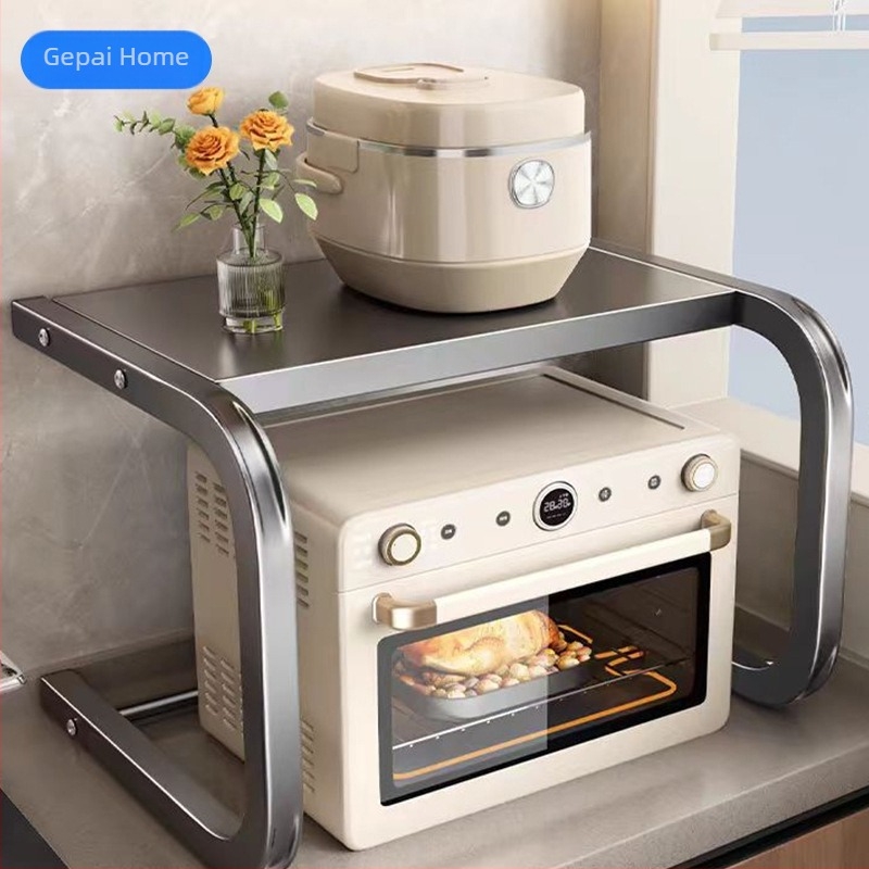 Új mikrohullámú sütő állvány háztartási pulton multifunkcionális tároló sütő mikrohullámú sütő speciális vastagított kétrétegű konzol