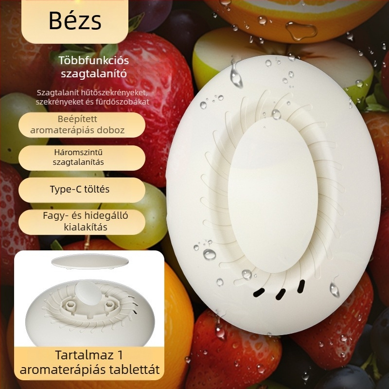 Új szagtalanító autó légtisztító intelligens ózon szagtalanító háztartási hűtőszekrény frissen tartó sterilizáló szagtalanító