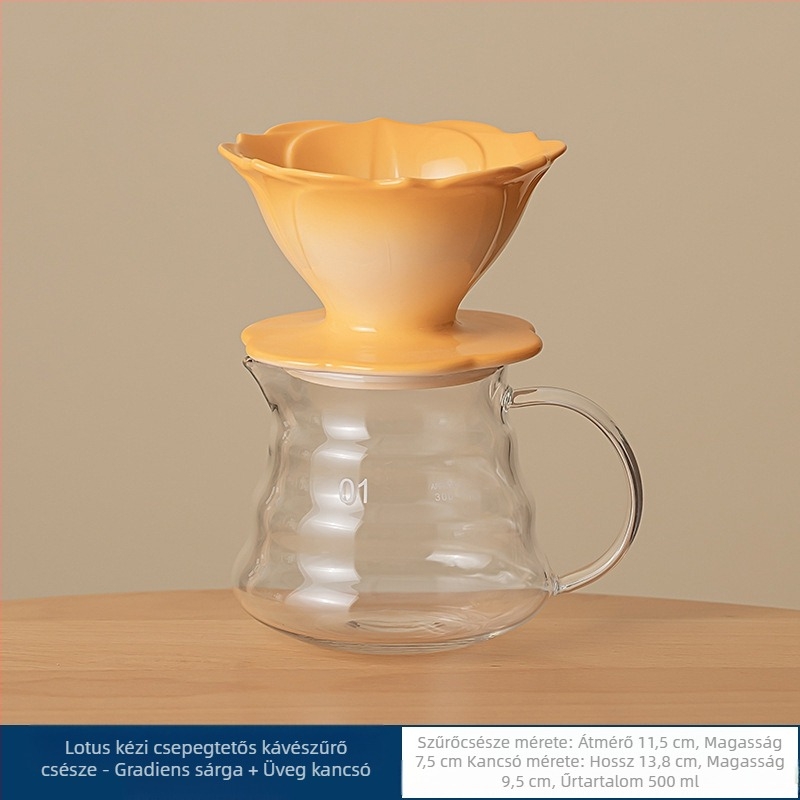 Szirom színérték kávéfilter csésze kézi kávéfőző kávészűrő képernyő csepegtető szűrő csésze kerámia kávéfilter csésze