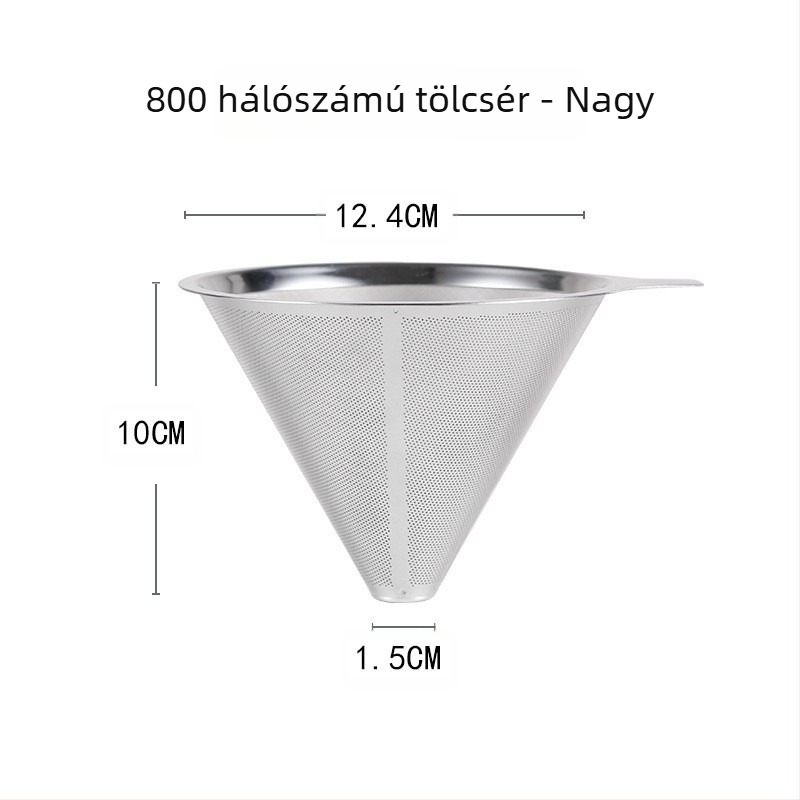 Kávéfilter, Kávéfilter, Szűrőpohár, Kézzel Főzött Kávé Eszköz, Tea Lefolyó, Szűrőmentes Papír, Ultrafinom Titkosított Kávétölcsér
