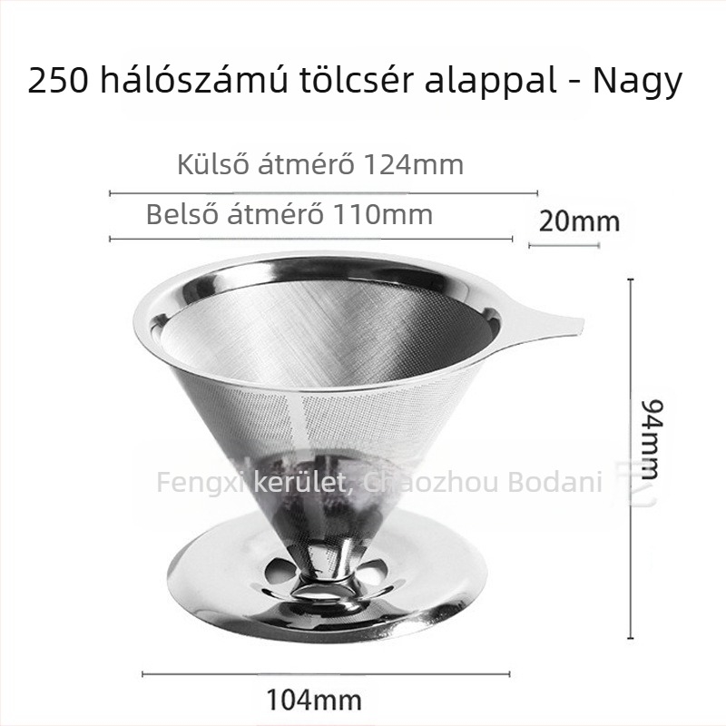 Kávéfilter, Kávéfilter, Szűrőpohár, Kézzel Főzött Kávé Eszköz, Tea Lefolyó, Szűrőmentes Papír, Ultrafinom Titkosított Kávétölcsér