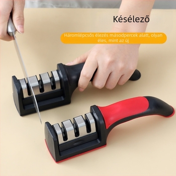 Yangjiang multifunkcionális háztartási négyfokozatú hegyező műkő rúd háromfokozatú gyors nagykereskedelmi hegyező hegyező hegyező