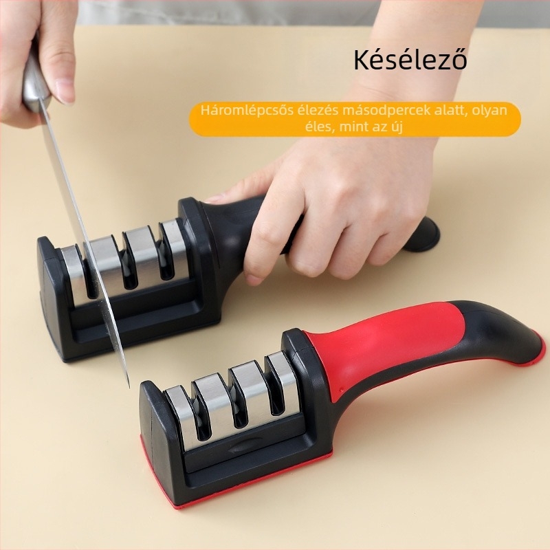 Yangjiang multifunkcionális háztartási négyfokozatú hegyező műkő rúd háromfokozatú gyors nagykereskedelmi hegyező hegyező hegyező