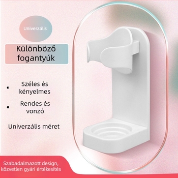 Elektromos fogkefetartó tárolóállvány Fogkefetalp Falra szerelhető egyszerű fogkefetartó tárolóállvány Napi szükségleti cikkek Fogkefetartó