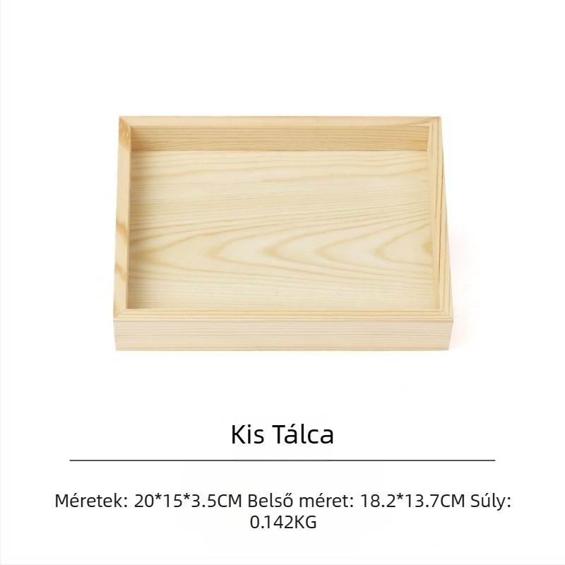 Fenyő ékszertányér ékszer gyűrű fülbevaló tálca nyaklánc medál ékszer tároló raklap kijelző kellékek nagykereskedelem