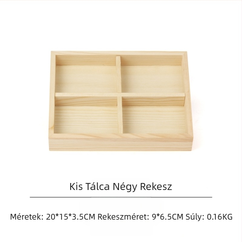 Fenyő ékszertányér ékszer gyűrű fülbevaló tálca nyaklánc medál ékszer tároló raklap kijelző kellékek nagykereskedelem