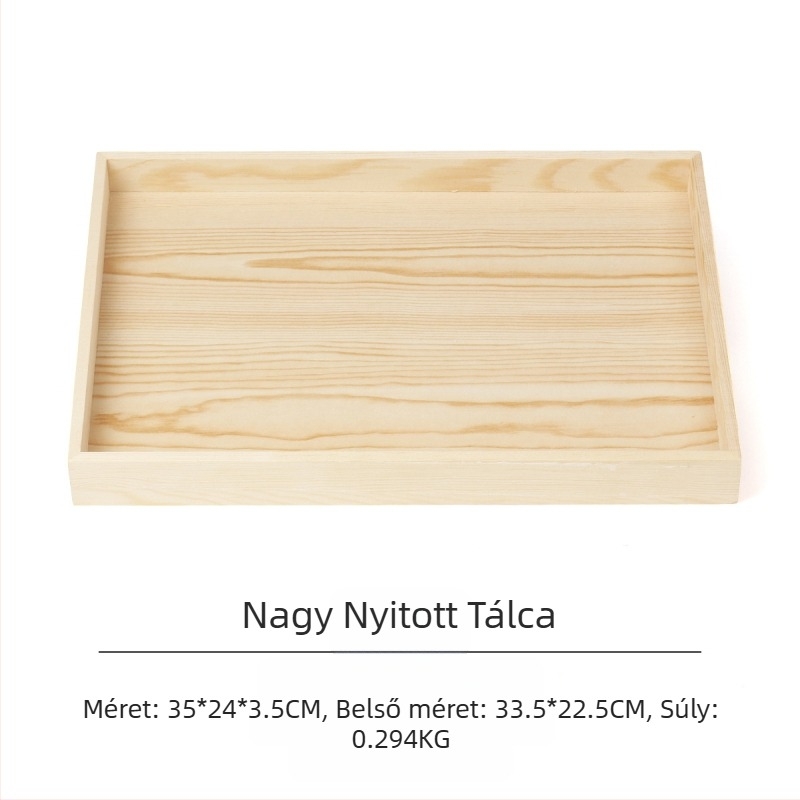 Fenyő ékszertányér ékszer gyűrű fülbevaló tálca nyaklánc medál ékszer tároló raklap kijelző kellékek nagykereskedelem