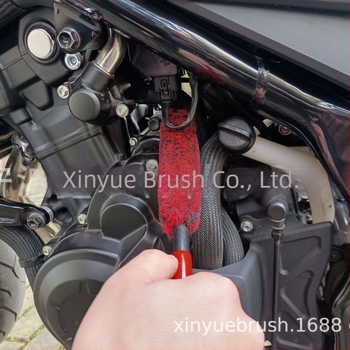 Autótisztító kefe, gyapjú utánzatú mikroszálas autómosó kefe, részletkefe, réskefe, tetszés szerint hajlítható