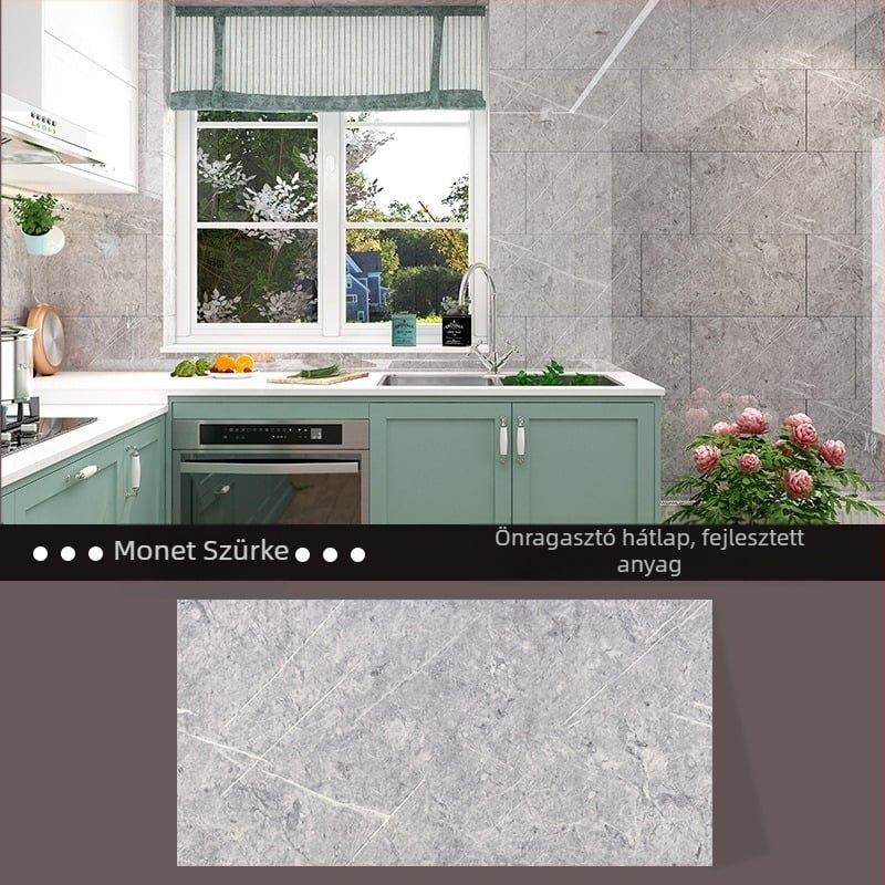 WC-matricák Vízálló falmatricák Fürdőszoba Fürdőszoba Szoba Fal Sérült Bőr Csúnya Csempe Matricák Alumínium Műanyag Board Öntapadós Tapéta