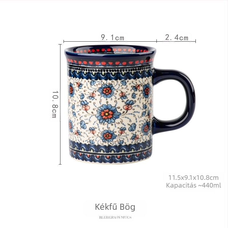 Lengyel kerámia bögre Home Amazon Páros csésze Kávéscsésze Vizes csésze Reggeliző csésze Tea csésze Kávéscsésze