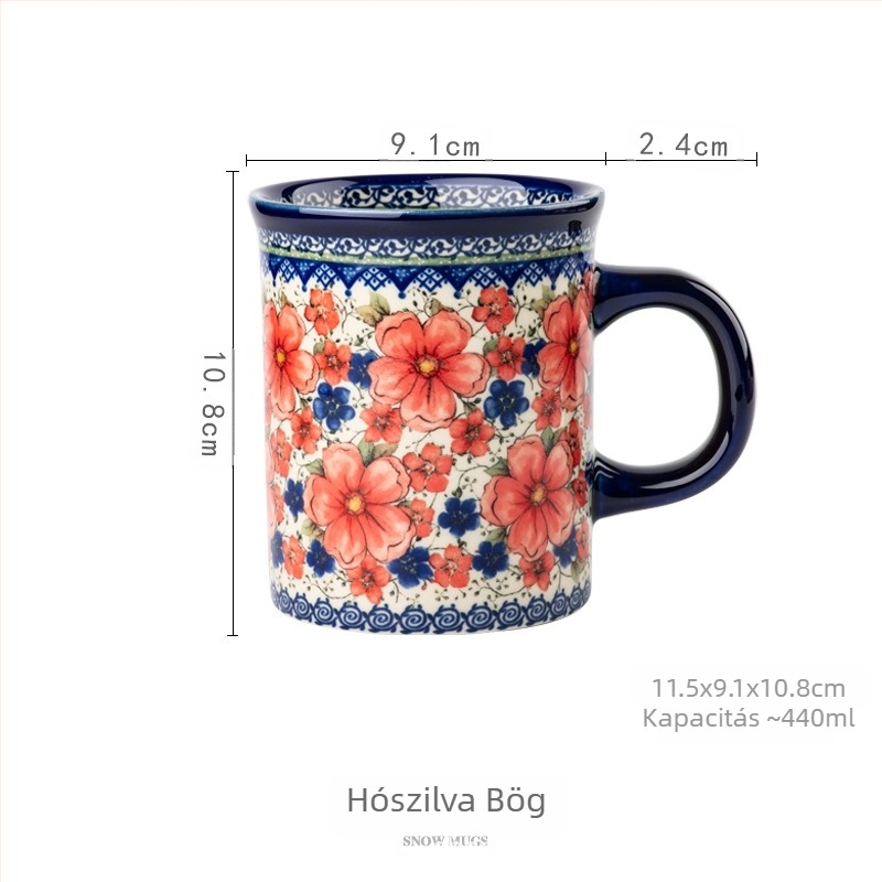 Lengyel kerámia bögre Home Amazon Páros csésze Kávéscsésze Vizes csésze Reggeliző csésze Tea csésze Kávéscsésze