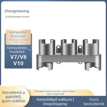 Dyson porszívóhoz alkalmas V6 szívófej tárolókonzol V7/V8 lyukmentes tartó V10/V11 öt lyukú, szegmentes tartozékok
