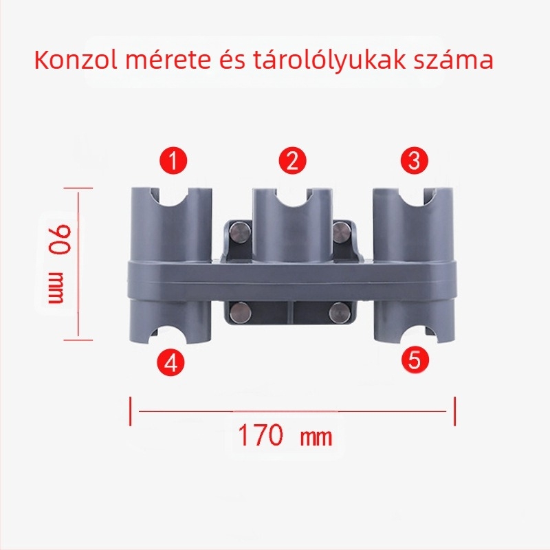 Dyson porszívóhoz alkalmas V6 szívófej tárolókonzol V7/V8 lyukmentes tartó V10/V11 öt lyukú, szegmentes tartozékok