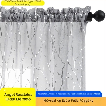 Határokon átnyúló külkereskedelem, Amazon művészeti ágak gabona forró ezüst függöny ablak képernyő kész kopás rúd egyedi függönyök