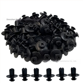 Univerzális autócsat belső panel csomagtartó műanyag tágulási csavaros bilincs sárvédő sárvédő csat