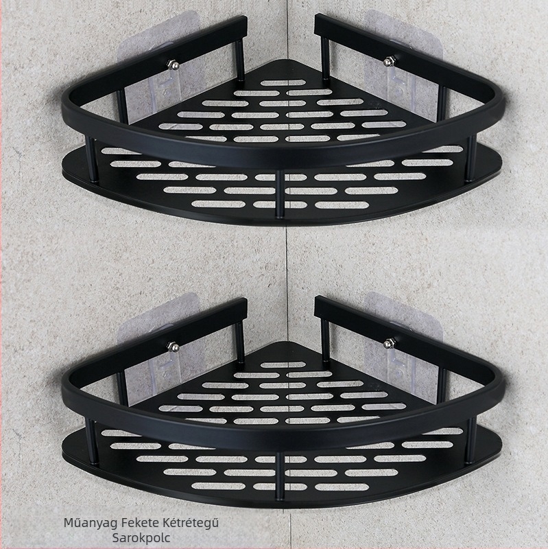 fürdőszobai háromszög alakú tárolóállvány fürdőszobai tárolóállvány fürdőszobai fürdőszobai tárolóállvány lyukasztás nélküli tárolóállvány törölközőtartó