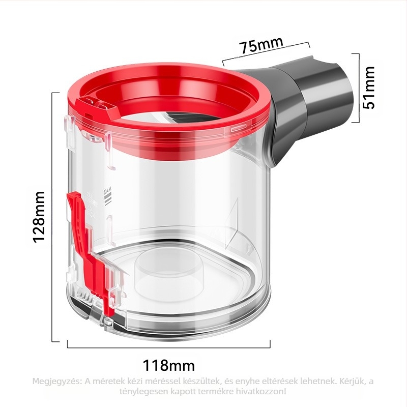 Wanchuang Adapt Dyson porszívó tartozékok portartály V7V8V15 szemetes SV10/SV11 Host portartály