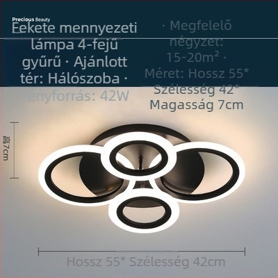 Otthoni nappali lámpa hálószoba lámpa egyszerű modern LED mennyezeti lámpa kreatív világítás személyre szabott szobai csomaglámpa