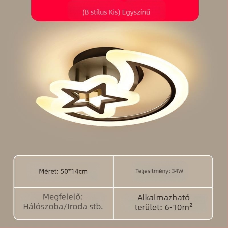 Otthoni nappali lámpa hálószoba lámpa egyszerű modern LED mennyezeti lámpa kreatív világítás személyre szabott szobai csomaglámpa