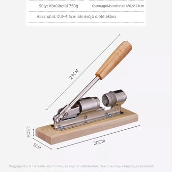 Yunfeng kézzel tolt mechanikus galvanizáló arany mechanikus diógép diócsipesz nyitott dióeszköz friss diócsipesz teljes kiőrlésű