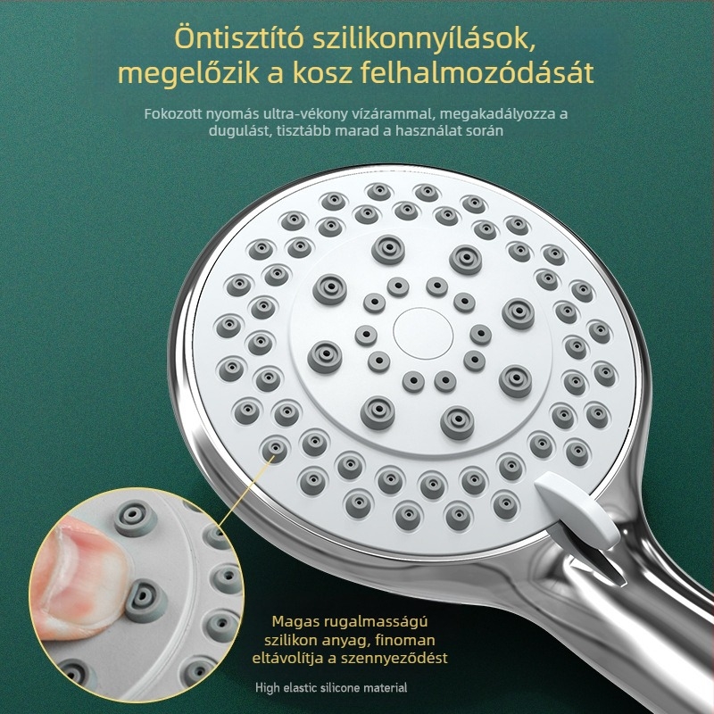 Xiamen Hans feltöltött ötsebességes nagyméretű mosó kézi zuhany zuhanyfej háztartási zuhanyfej zuhanyfej