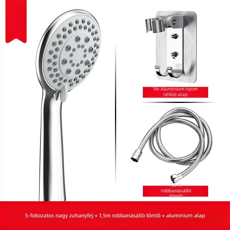 Xiamen Hans feltöltött ötsebességes nagyméretű mosó kézi zuhany zuhanyfej háztartási zuhanyfej zuhanyfej