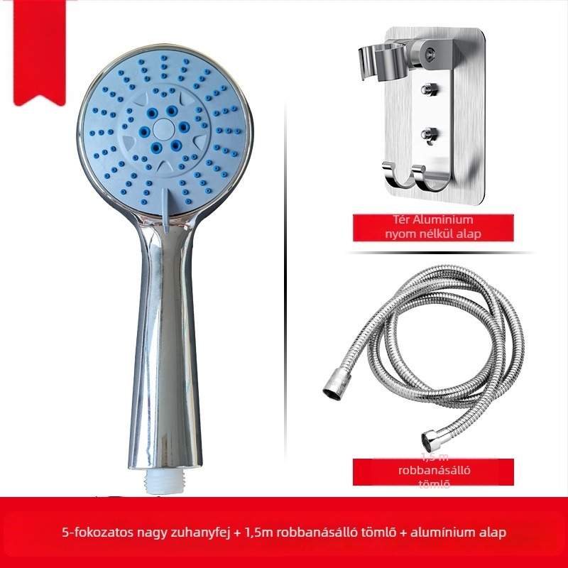 Xiamen Hans feltöltött ötsebességes nagyméretű mosó kézi zuhany zuhanyfej háztartási zuhanyfej zuhanyfej