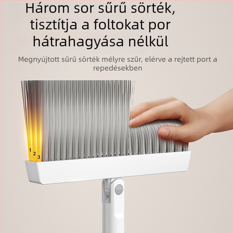 Seprű, szemeteslapát, kombinált háztartási seprő, tapadásmentes haj, összecsukható seprű, nagy alumíniumötvözetből készült szemeteslapát