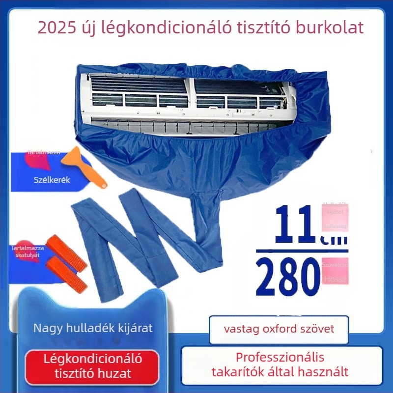 Légkondicionáló tisztítóhuzat Új vízgyűjtő huzat Háztartási függő vízálló huzat Páraelszívó vízmelegítő vízgyűjtő zsák univerzális