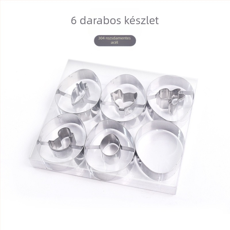 Amazon 9 darabos húsvéti nyuszi cukormázas sütiforma készlet rajzfilm aranyos süti sütőforma