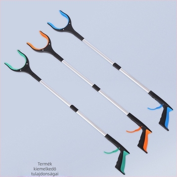 Összecsukható szemetescsipesz határokon átnyúló alumínium ötvözetből készült szaniter fogók szaniterfelszedő szemétszerszám-felszedő hosszú klipsz