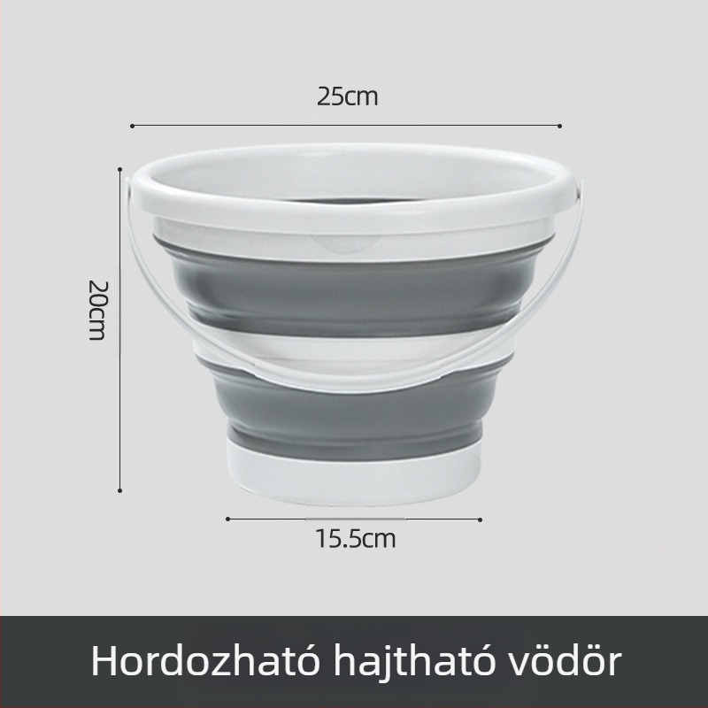 Összecsukható vödör, Kültéri összecsukható vödör, Horgászvödör, Hordozható autós tároló teleszkópos vödör, Autómosó vödör, Művésztoll mosóvödör