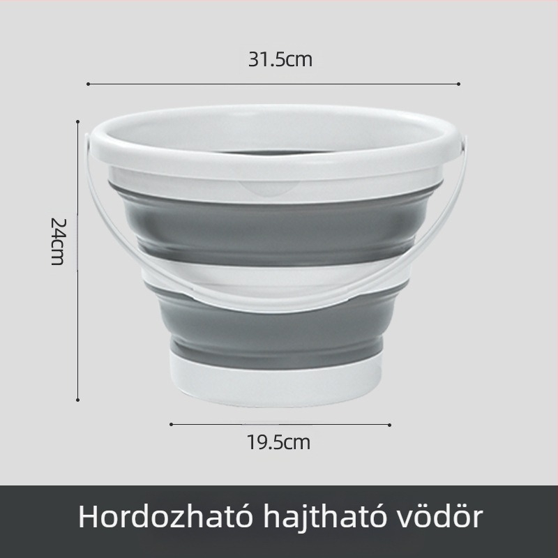 Összecsukható vödör, Kültéri összecsukható vödör, Horgászvödör, Hordozható autós tároló teleszkópos vödör, Autómosó vödör, Művésztoll mosóvödör