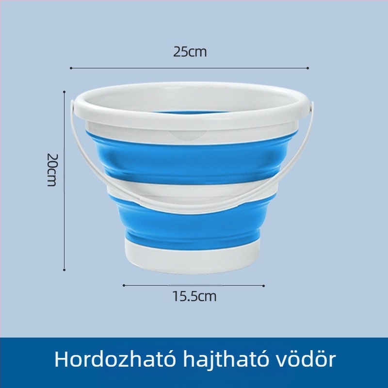 Összecsukható vödör, Kültéri összecsukható vödör, Horgászvödör, Hordozható autós tároló teleszkópos vödör, Autómosó vödör, Művésztoll mosóvödör
