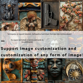 Határokon átnyúló robbanások téglalap alakú fém plakát dekoráció kézműves nyomtatás festés TEMU független állomás egy generációnyi hajjal