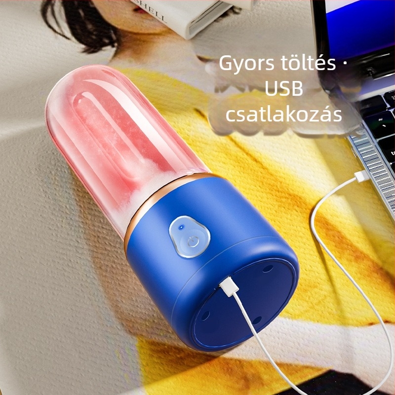 Elektromos gyümölcscentrifuga húzózsinóros hordozható gyümölcscentrifuga kis gyümölcs- és zöldséggép étrend-kiegészítő keverő határokon átnyúló nagykereskedelmi ajándékok