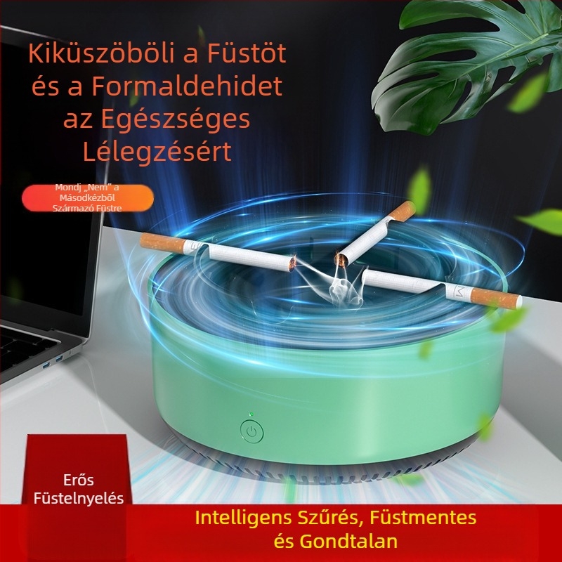 Hamutartó légtisztító intelligens passzív füst dohányzás füst füst beltéri nappali iroda dohányzási tárgy