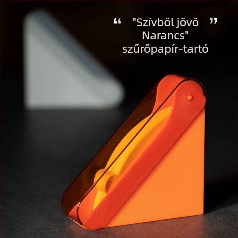 Ingyenes szállítás Akril pormentes, kézzel mosott kávéfilter papírdoboz tárolódoboz függő fülszűrő papír tartó v60 legyező alakú univerzális