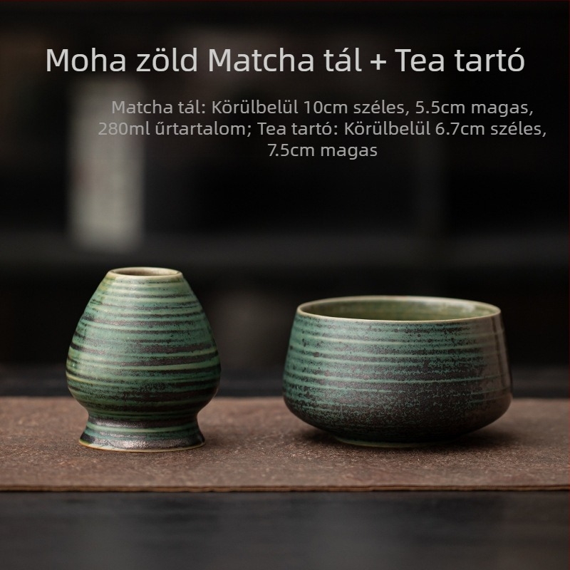 Japán stílusú kemencecserés retro kerámia matcha tál teás tál teás tál teás tál tea hely Song-dinasztia teás eszköz