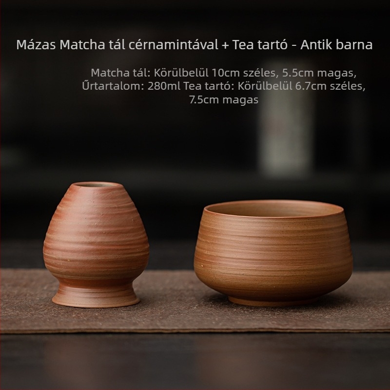 Japán stílusú kemencecserés retro kerámia matcha tál teás tál teás tál teás tál tea hely Song-dinasztia teás eszköz