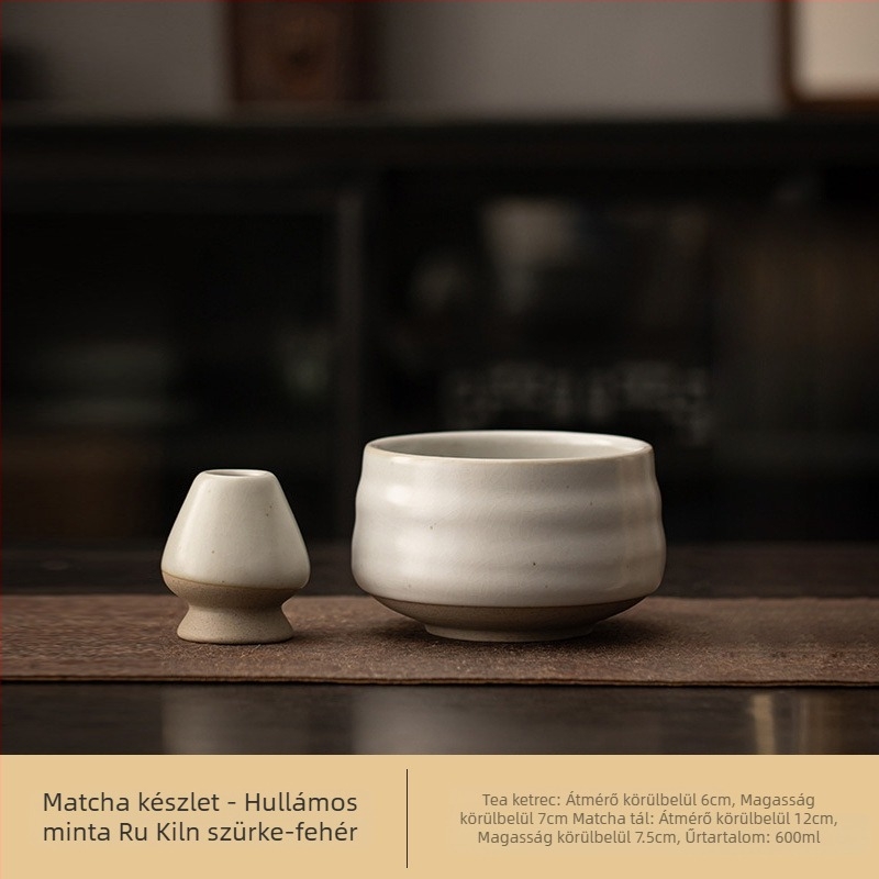 Japán stílusú kemencecserés retro kerámia matcha tál teás tál teás tál teás tál tea hely Song-dinasztia teás eszköz