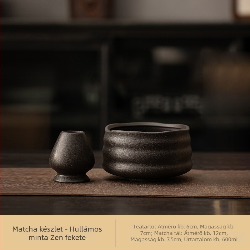 Japán stílusú kemencecserés retro kerámia matcha tál teás tál teás tál teás tál tea hely Song-dinasztia teás eszköz
