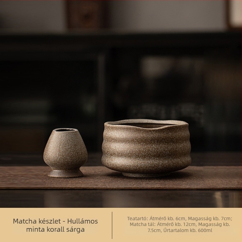 Japán stílusú kemencecserés retro kerámia matcha tál teás tál teás tál teás tál tea hely Song-dinasztia teás eszköz