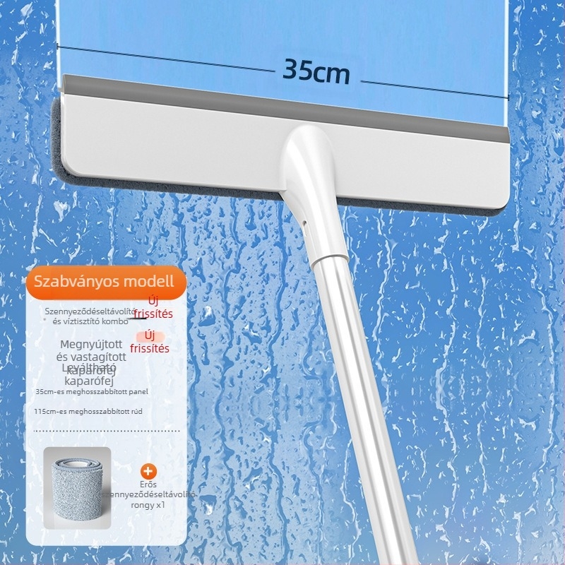 2023 új vízpermetes üvegtörlő tisztítás, takarítás, speciális tisztítóeszközök az ablak kétoldalas üvegtárgyának mosásához