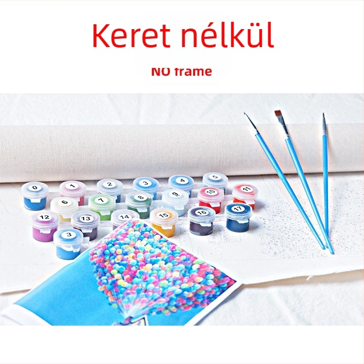 DIY digitális olajfestmény Amazon Shopee Douyin Stitch Toy Story olajfestmény gyári nagykereskedelmi dropshipping