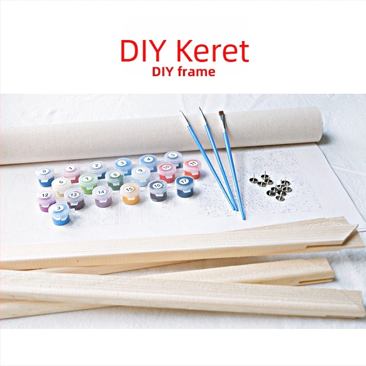 DIY digitális olajfestmény Amazon Shopee Douyin Stitch Toy Story olajfestmény gyári nagykereskedelmi dropshipping