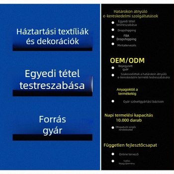 Határokon átnyúló Amazon kerek terítő, vízálló és olajálló terítő, rendelhető logóval, gyárilag Nordic Style