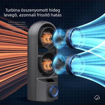 Új USB újratölthető asztali toronyventilátor, határokon átnyúló otthoni irodai rázófejes kis ventilátor, kültéri hordozható mini ventilátor