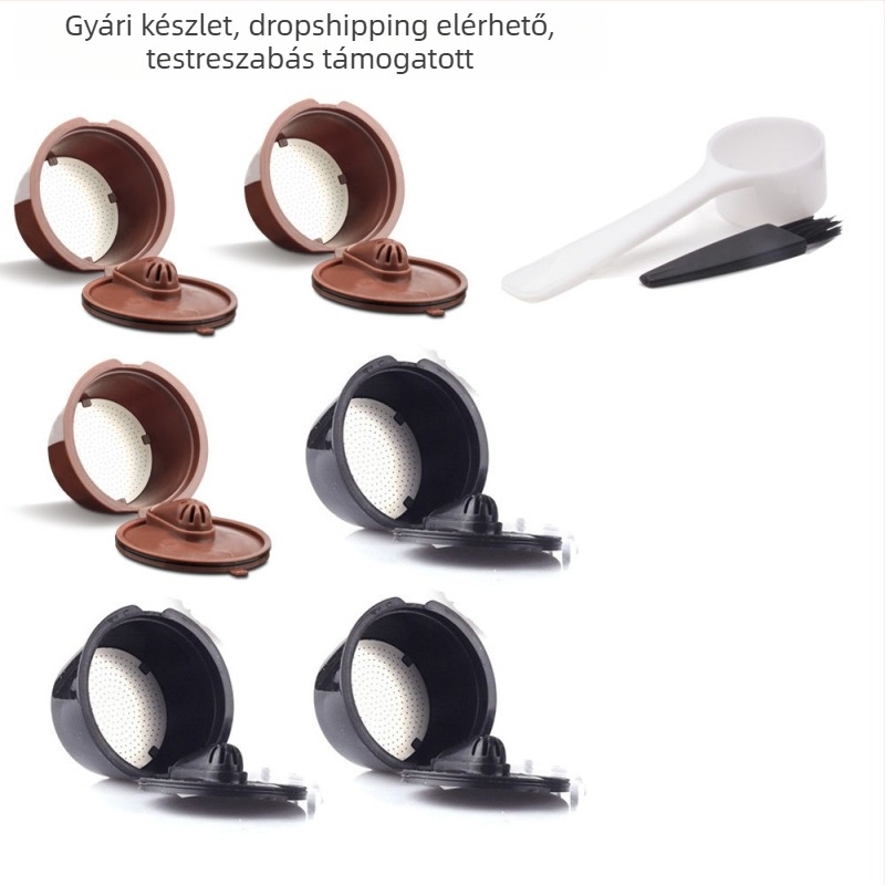 Kompatibilis a Dolcegusto többzsíros kávékapszula-héjjal és a Multifun Cool kávékapszula-újrahasznosító szűrővel
